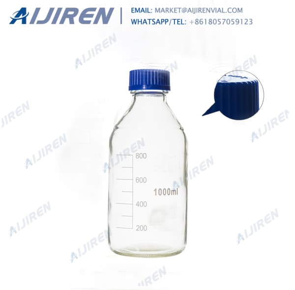 Duran® laboratory bottles, with caps capacity 1,000 mL, blue 